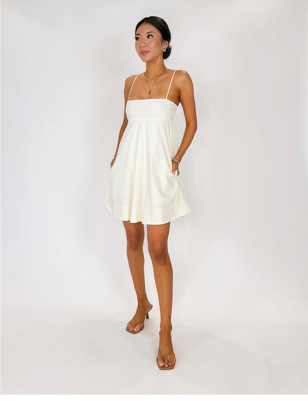 Nia Spaghetti Strap Mini Dress